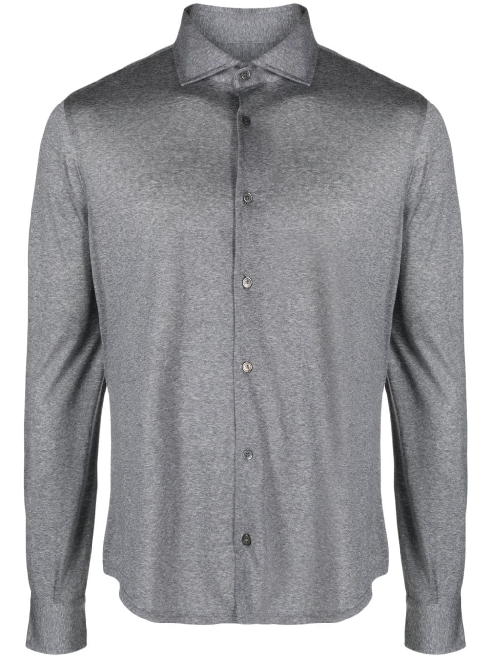 Fedeli jersey wool shirt - Grey von Fedeli