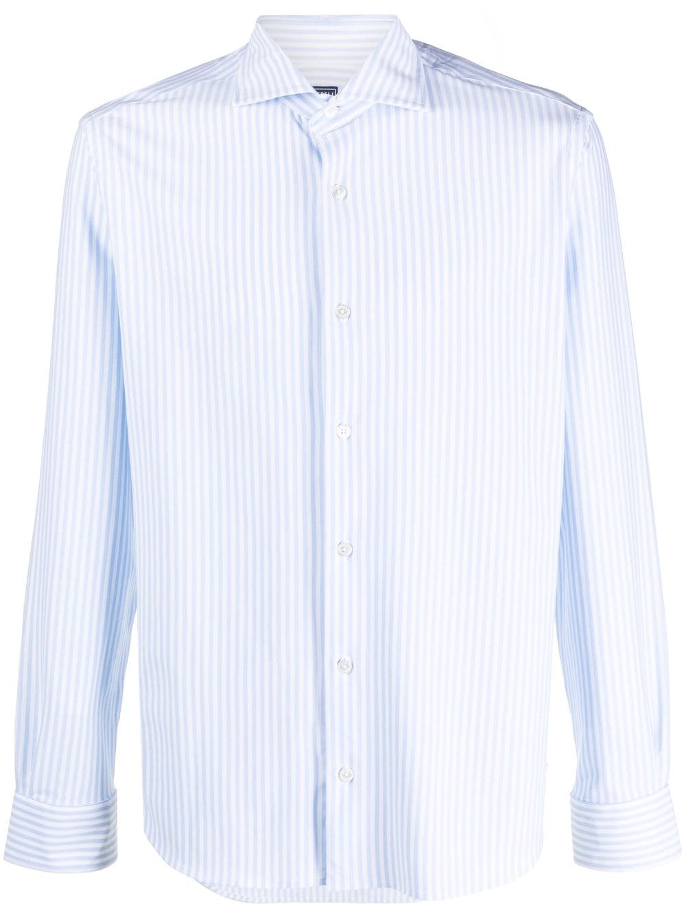 Fedeli long-sleeve buttoned shirt - Blue von Fedeli