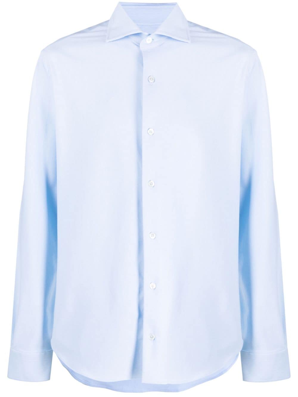 Fedeli long-sleeve buttoned shirt - Blue von Fedeli