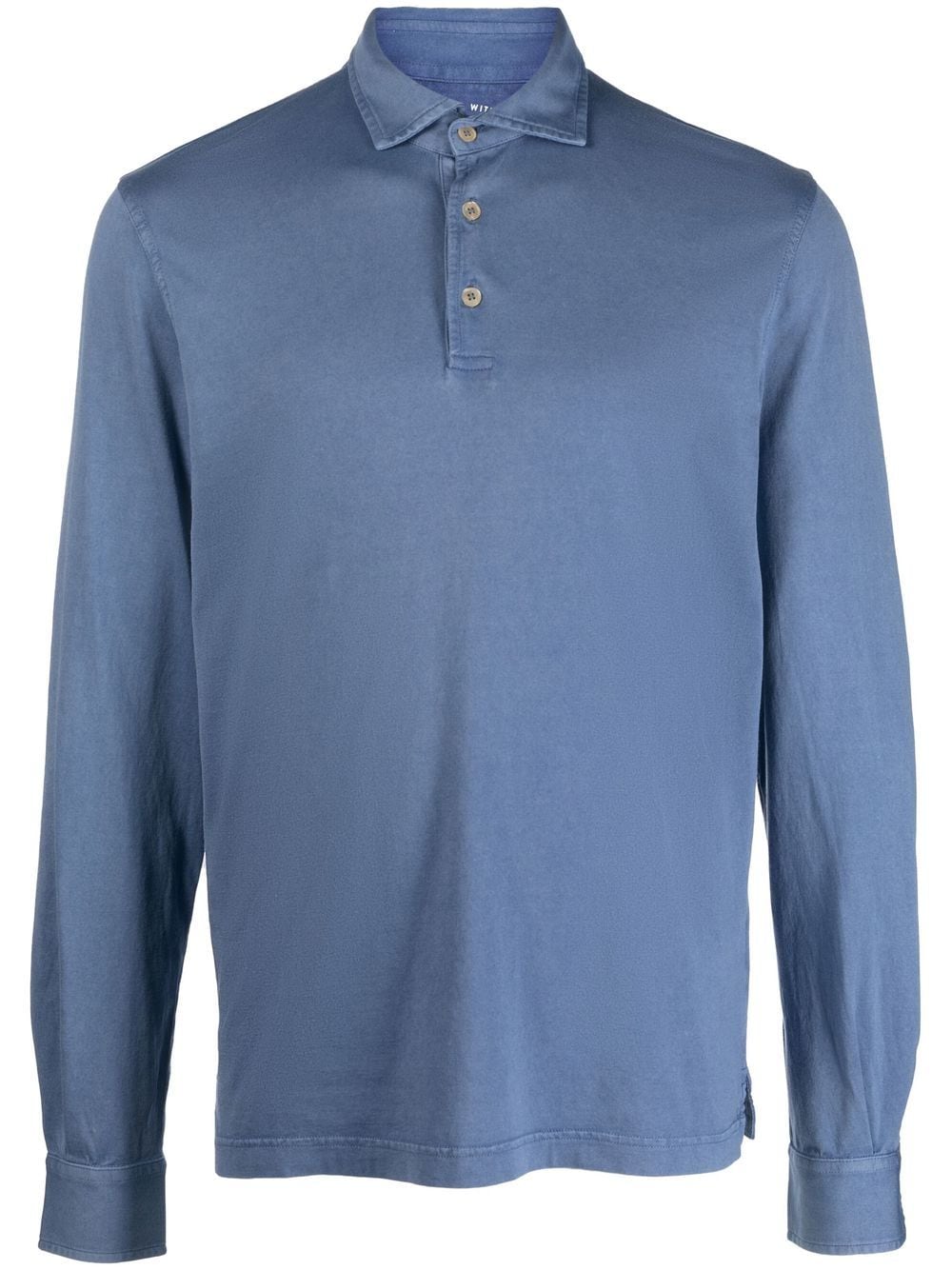 Fedeli long-sleeve polo shirt - Blue von Fedeli