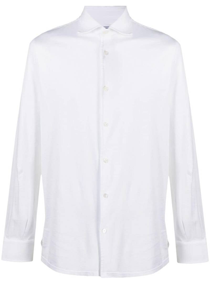 Fedeli plain button-down shirt - White von Fedeli