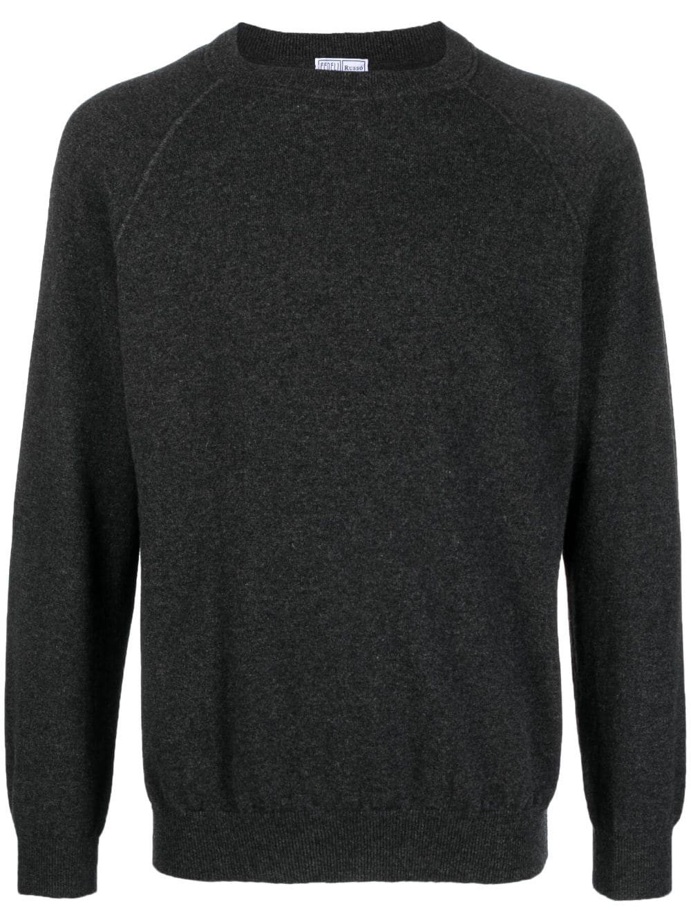 Fedeli round-neck cashmere jumper - Grey von Fedeli