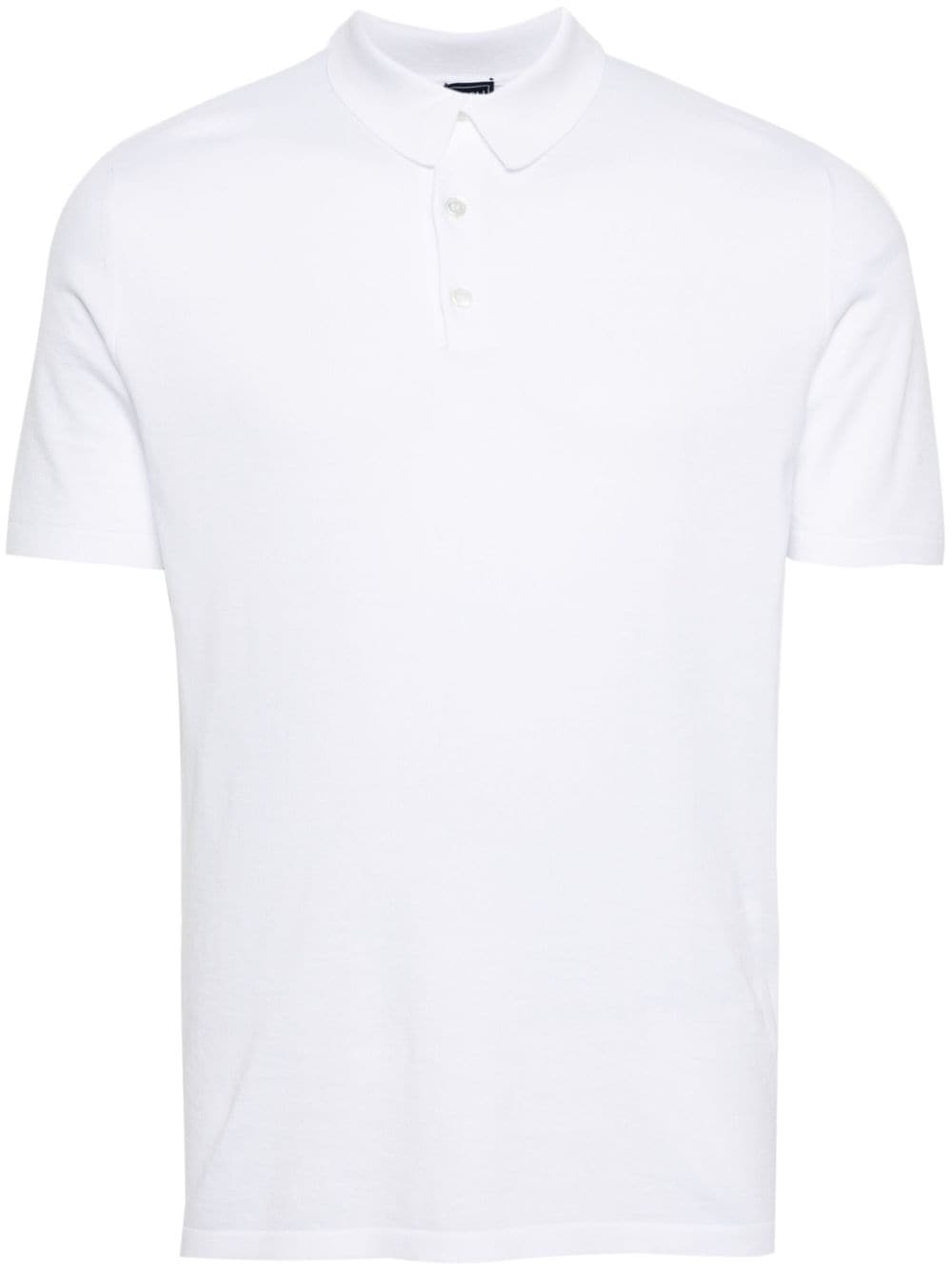 Fedeli short-sleeves cotton polo shirt - White von Fedeli