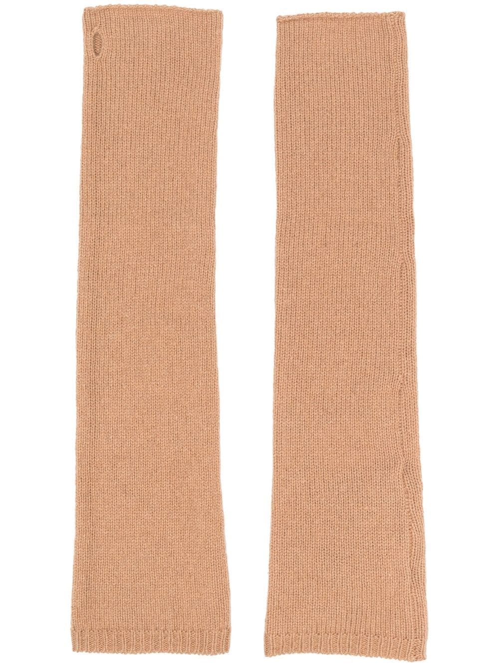 Federica Tosi knitted long-length sleeves - Neutrals von Federica Tosi