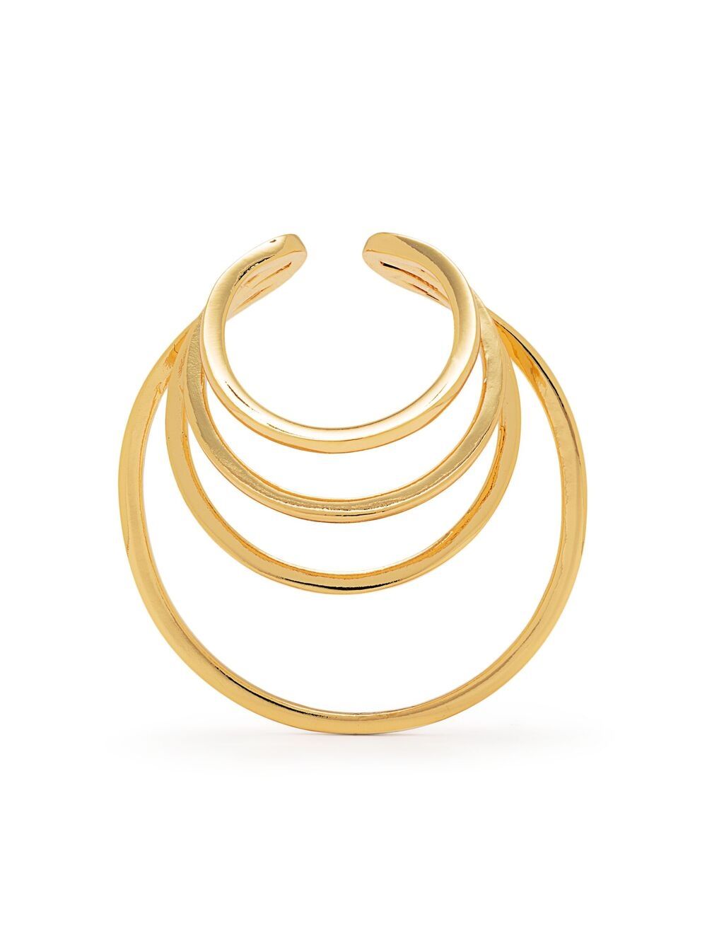 Federica Tosi multiple hoop ear cuff - Gold von Federica Tosi