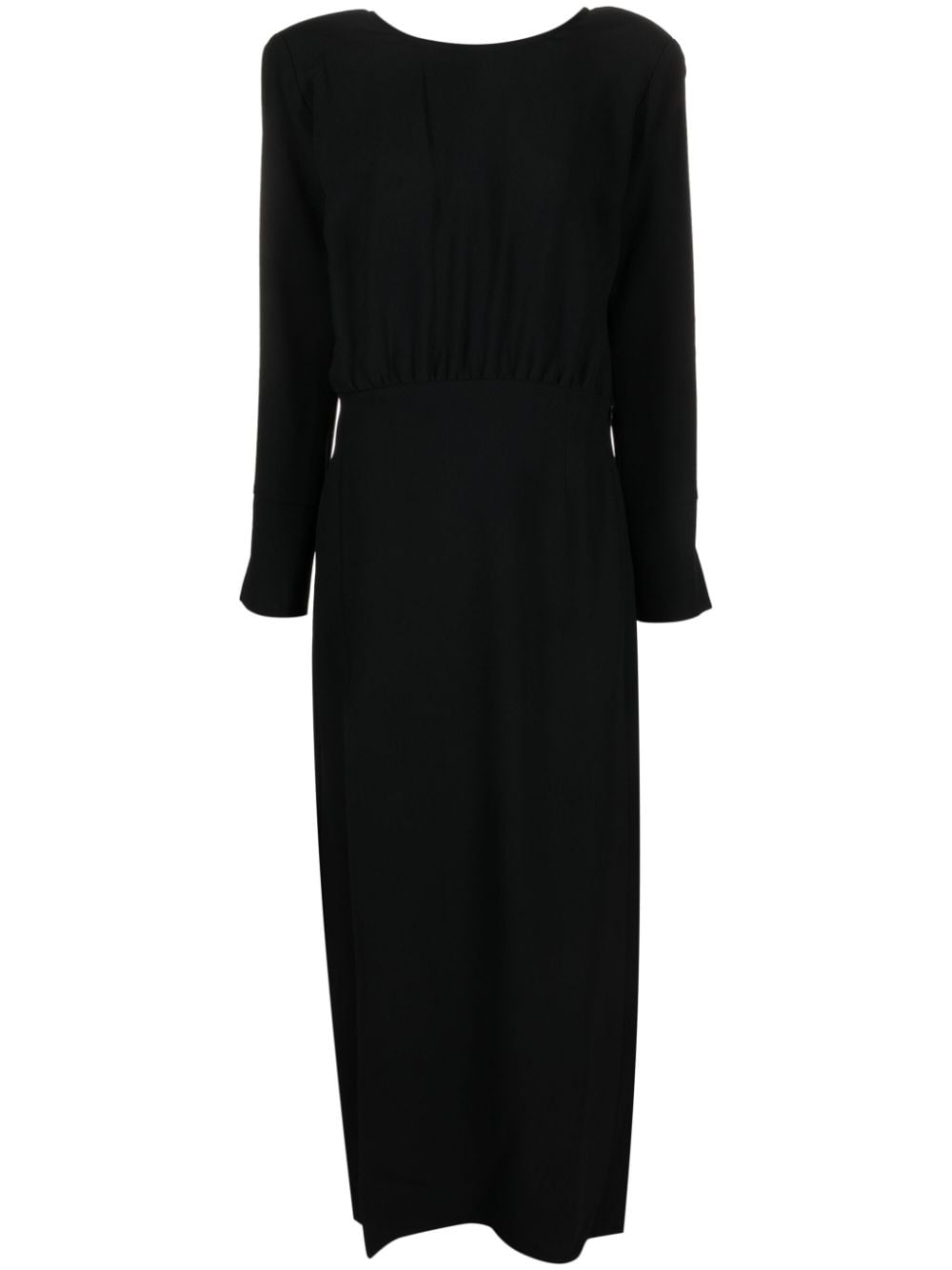 Federica Tosi open-back long-sleeve dress - Black von Federica Tosi