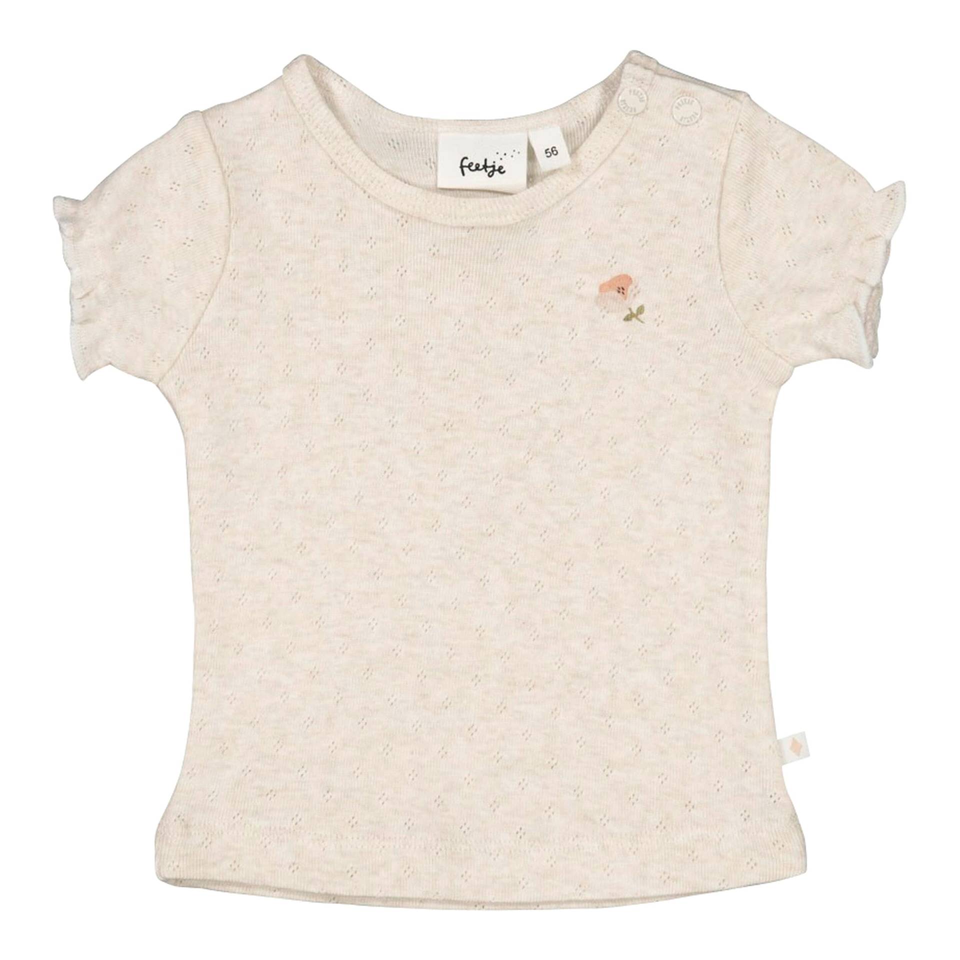Ajour-T-Shirt Blume Ajour-T-Shirt Blume von Feetje
