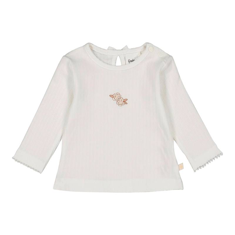 Shirt langarm Blumen Rippqualität von Feetje