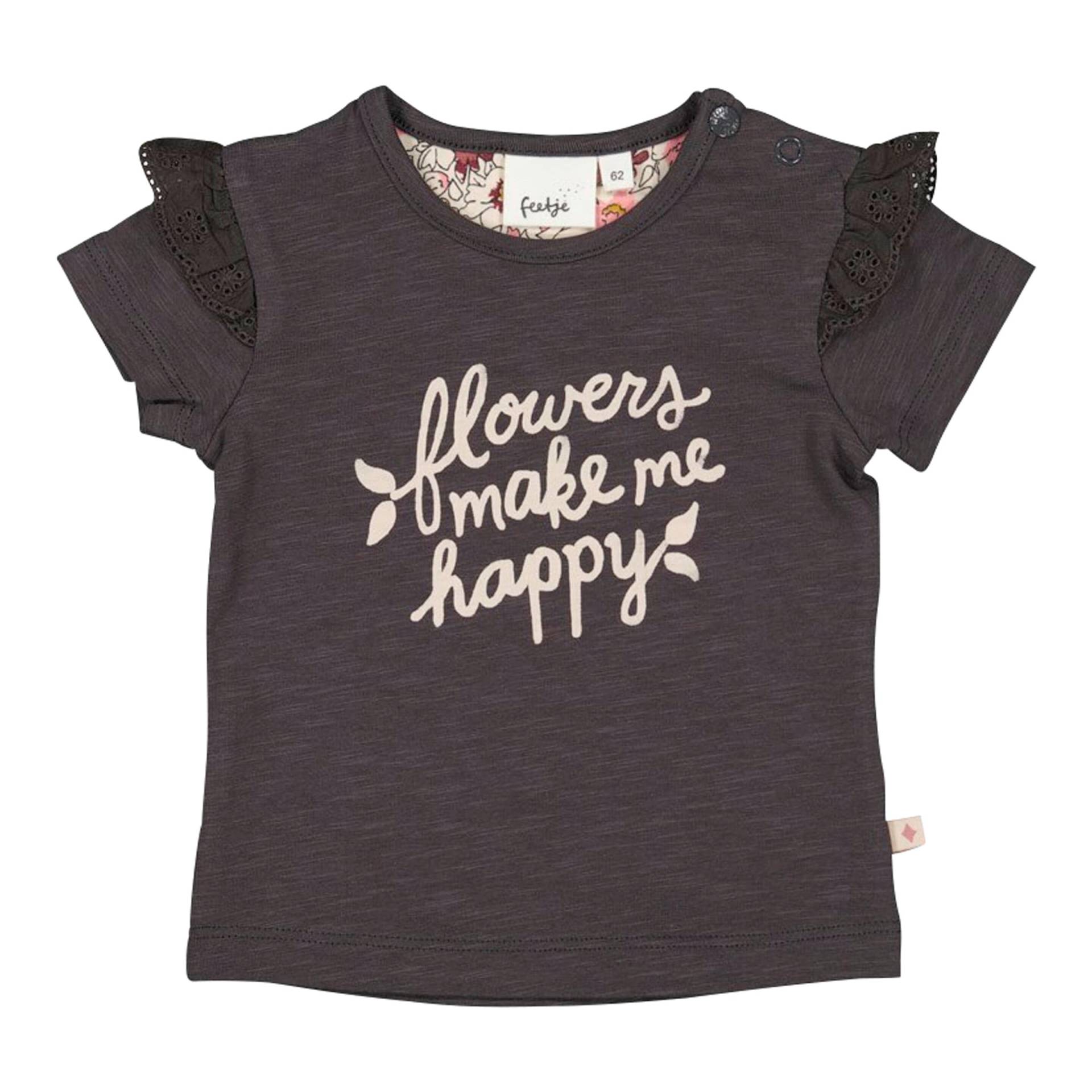 T-Shirt Flowers Stick-Rüsche von Feetje