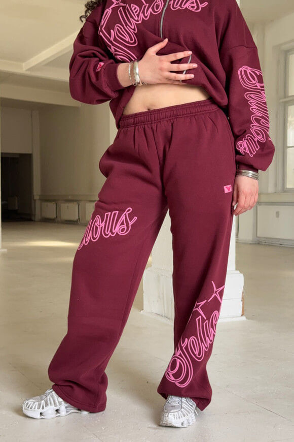 Felicious Star Sweathose | Cold Cherry | Damen  | M von Felicious