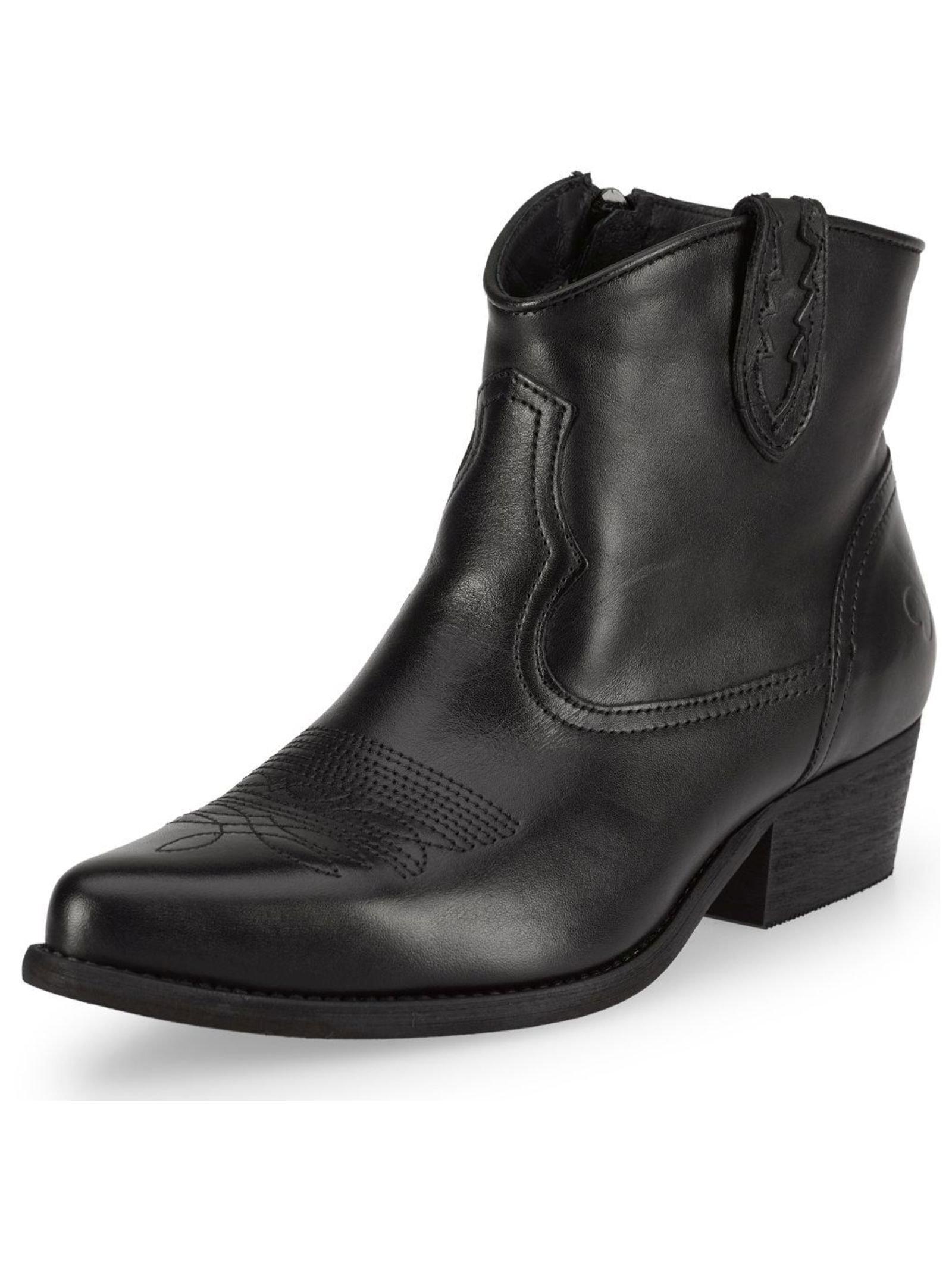 Stiefelette West Damen Schwarz 39 von Felmini Wide Fit