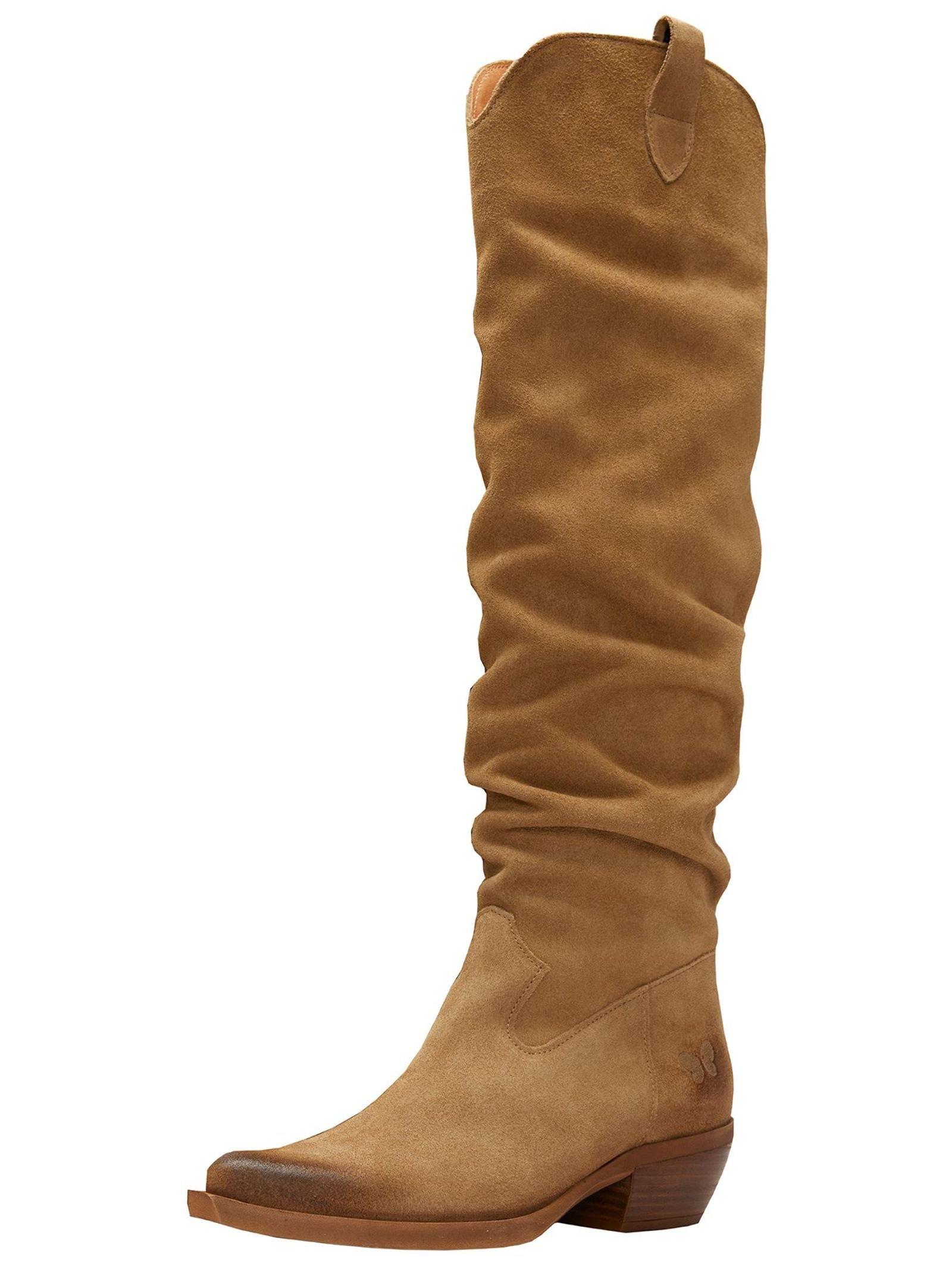 Stiefel El Paso Damen Beige 41 von Felmini