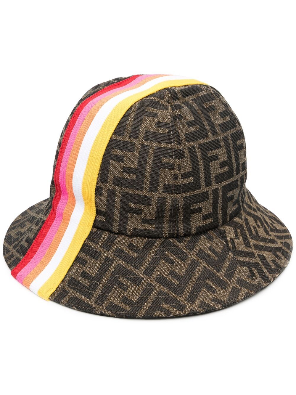 Fendi Kids FF-pattern bucket hat - Brown von Fendi Kids