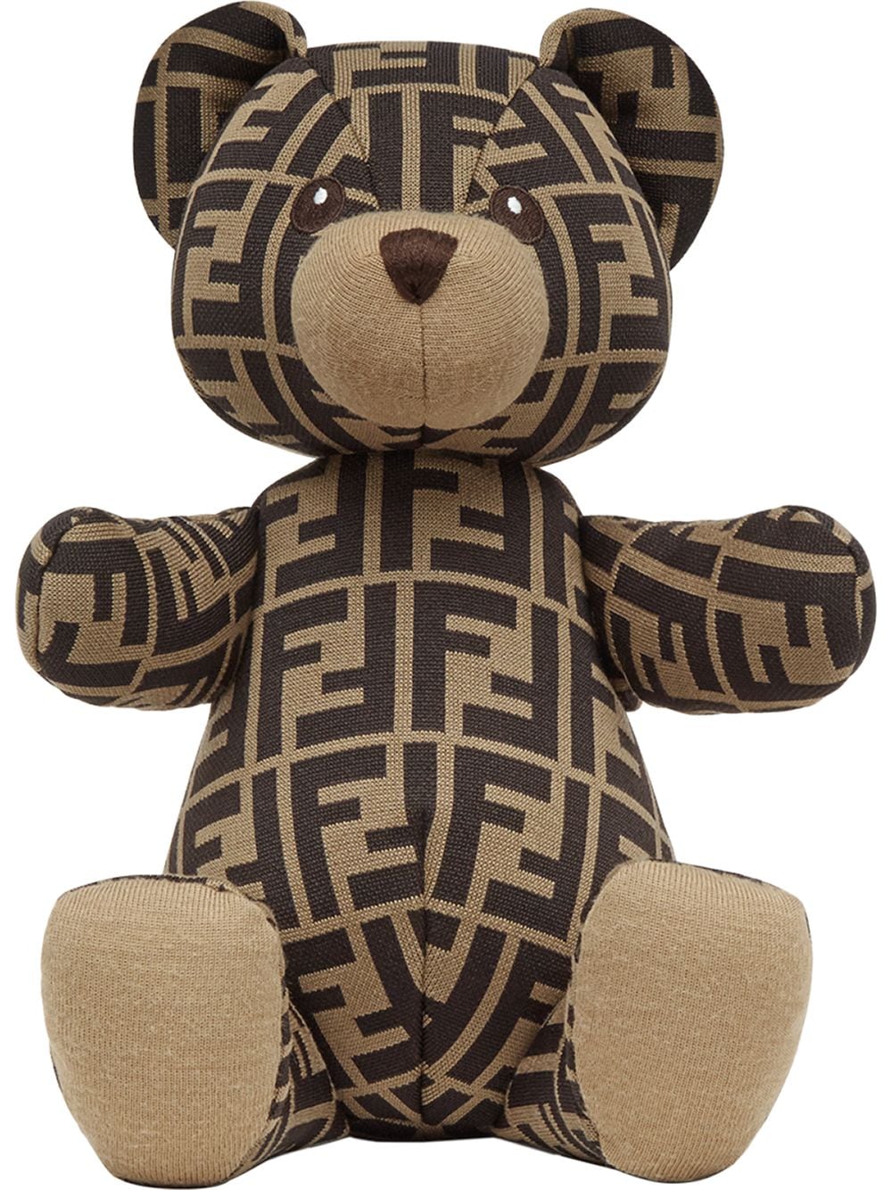 Fendi Kids FF-print teddy bear - Brown von Fendi Kids
