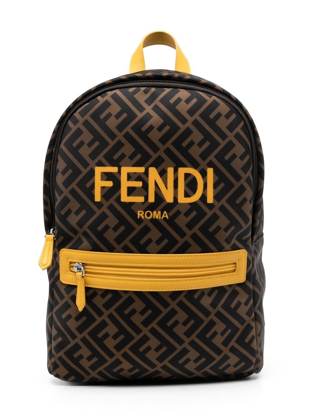 Fendi Kids monogrammed backpack - Brown von Fendi Kids