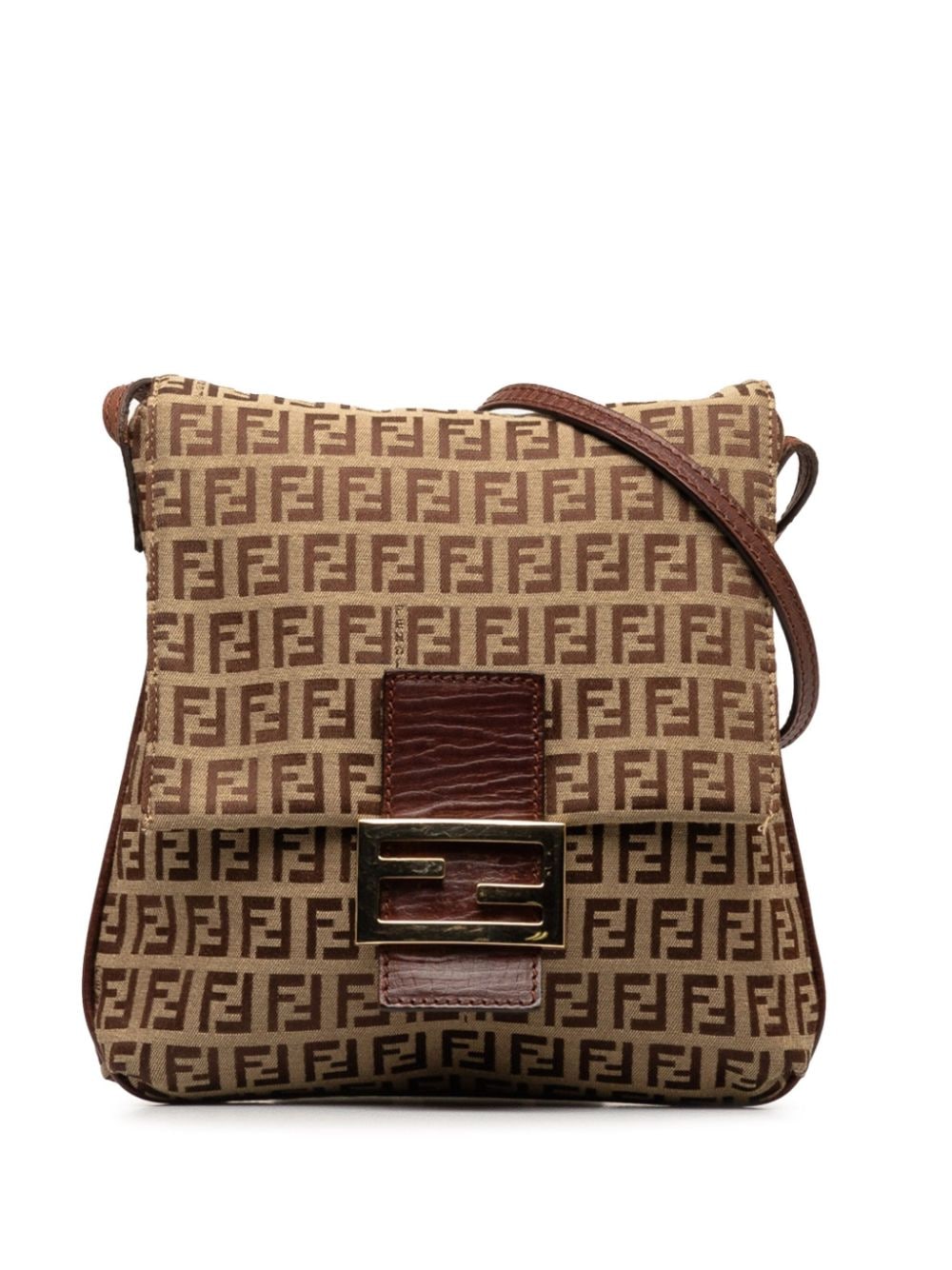 Fendi Pre-Owned 2000-2010 Zucchino crossbody bag - Brown von Fendi Pre-Owned