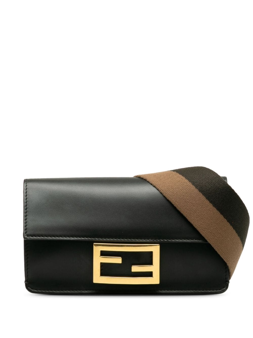 Fendi Pre-Owned 2010-2023 Mini Flat Baguette shoulder bag - Black von Fendi Pre-Owned