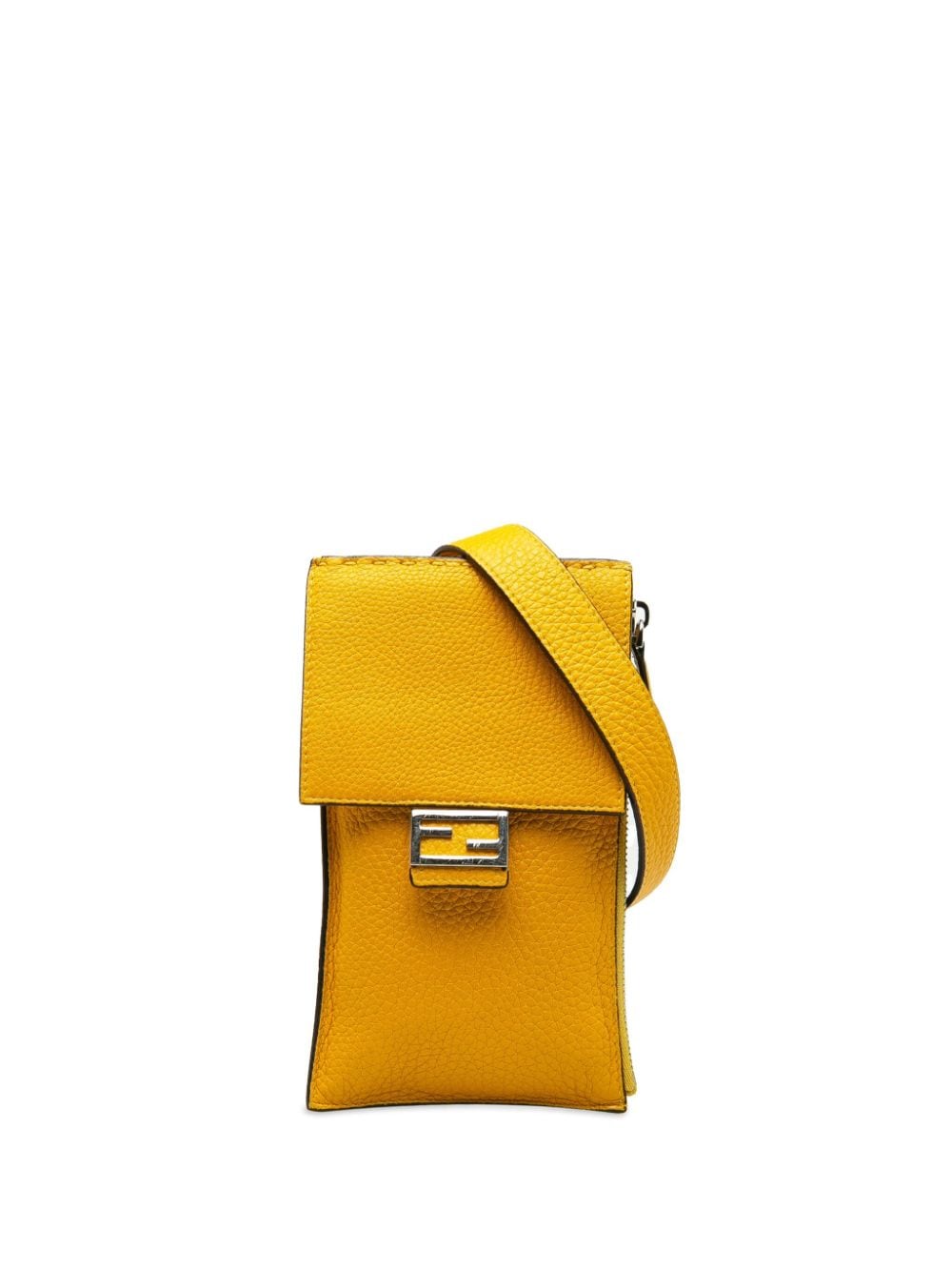 Fendi Pre-Owned 2020-2023 Baguette phone crossbody bag - Yellow von Fendi Pre-Owned