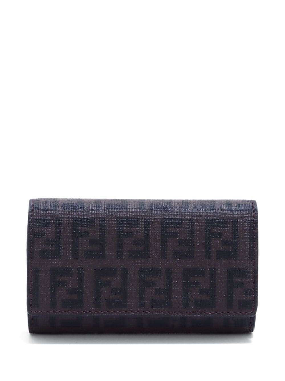 Fendi Pre-Owned Zucca tri-fold keycase - Brown von Fendi Pre-Owned