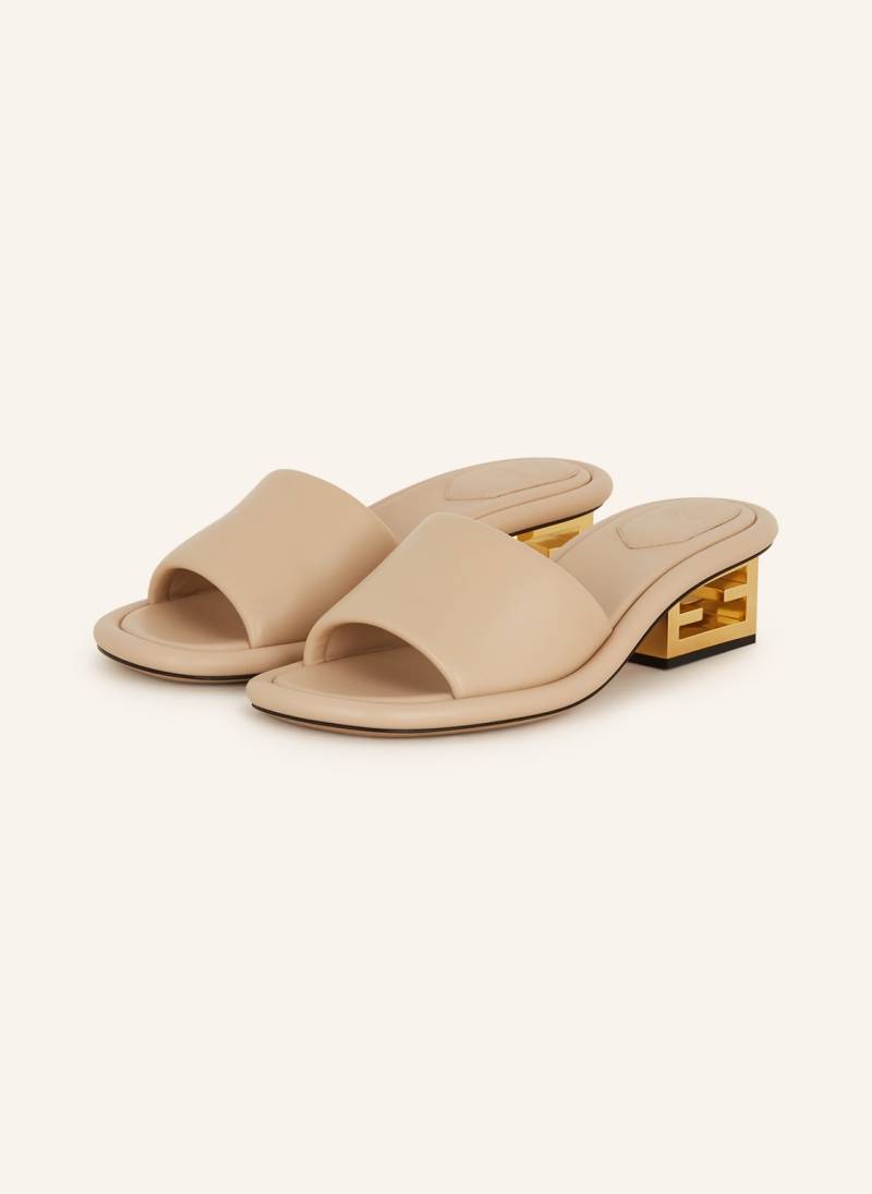 Fendi Mules beige von Fendi