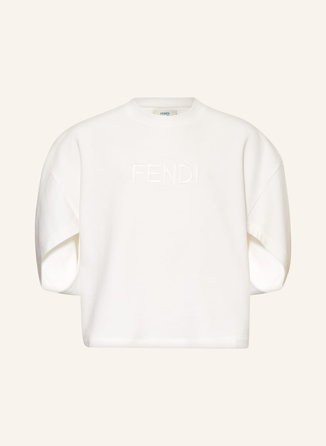 Fendi Oversized-Sweatshirt beige von Fendi