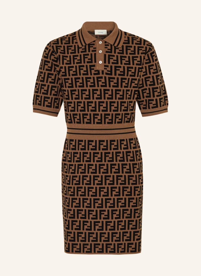 Fendi Polokleid braun von Fendi