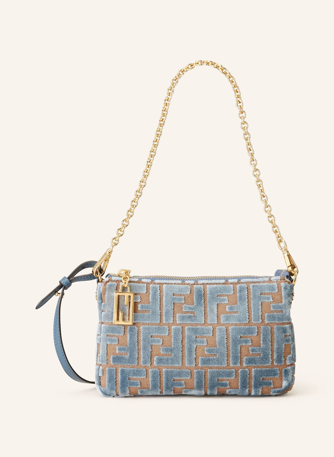 Fendi Umhängetasche Baguette blau von Fendi