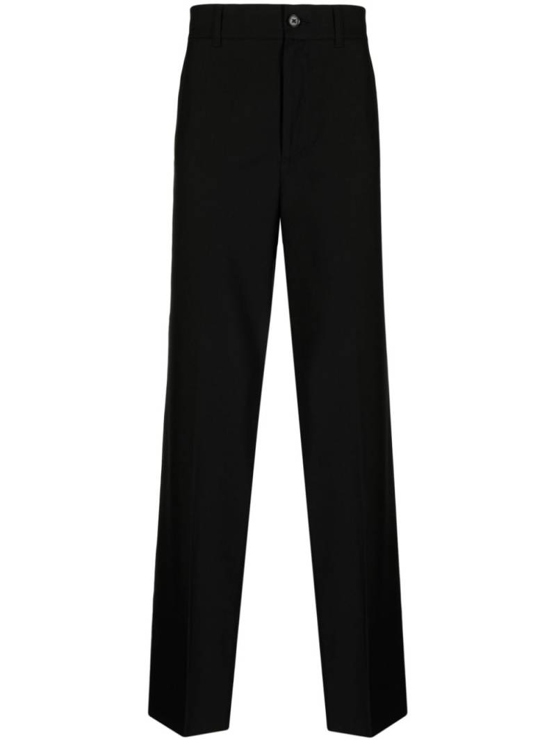 Feng Chen Wang lambs wool straight-leg trousers - Black von Feng Chen Wang