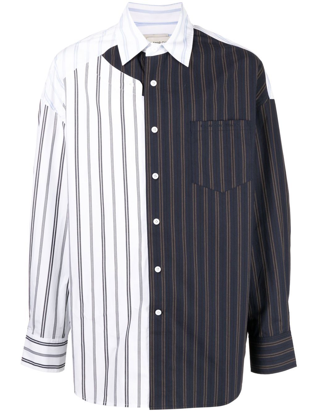 Feng Chen Wang long-sleeve striped shirt - Multicolour von Feng Chen Wang