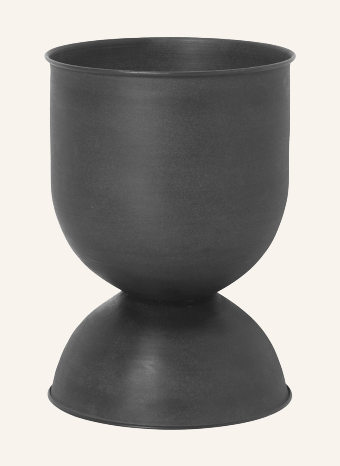 Ferm Living Blumentopf Hourglass Small schwarz Ferm Living Blumentopf Hourglass Small schwarz von Ferm LIVING