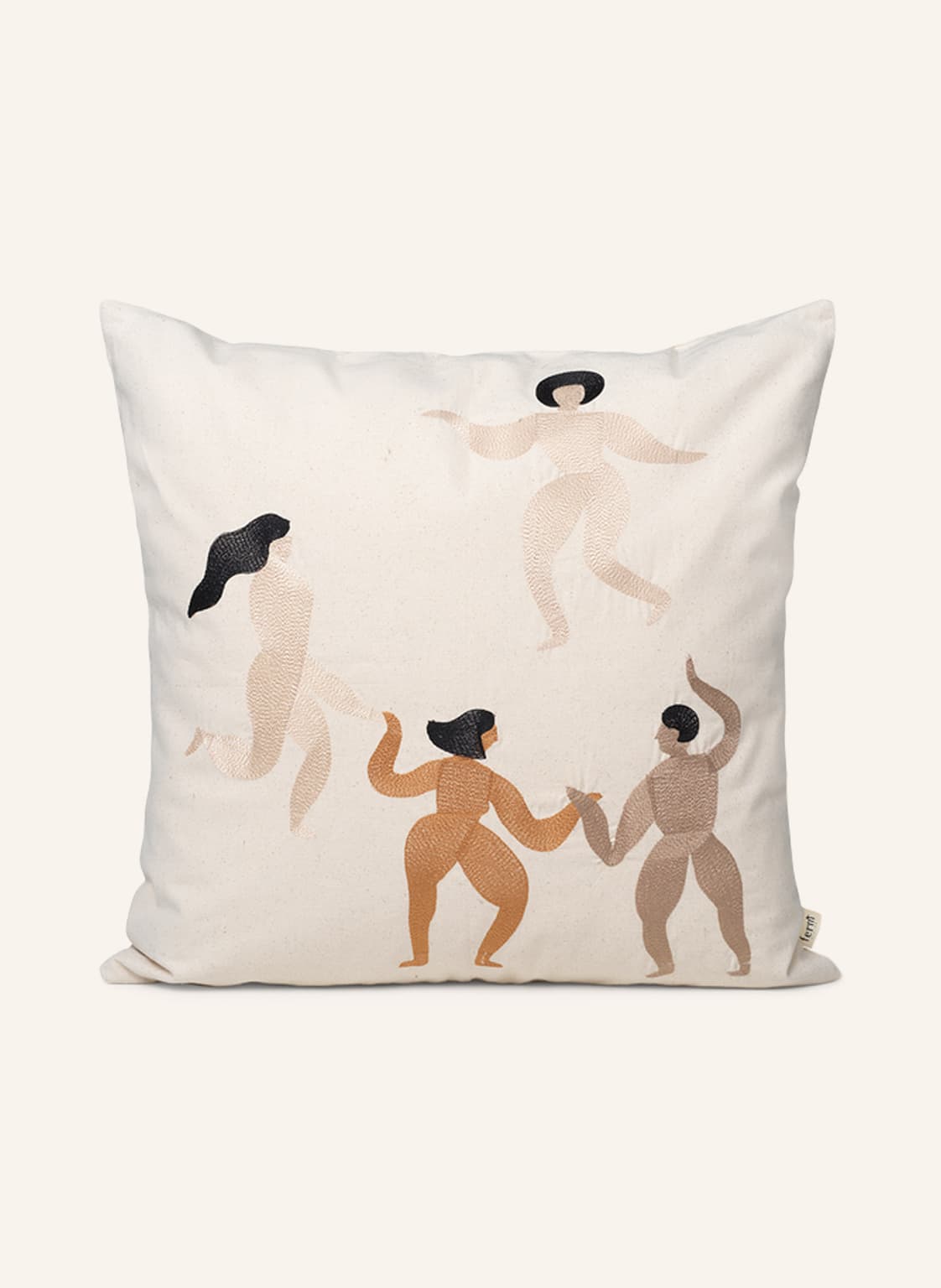 Ferm Living Dekokissenhülle Free beige Ferm Living Dekokissenhülle Free beige von Ferm LIVING