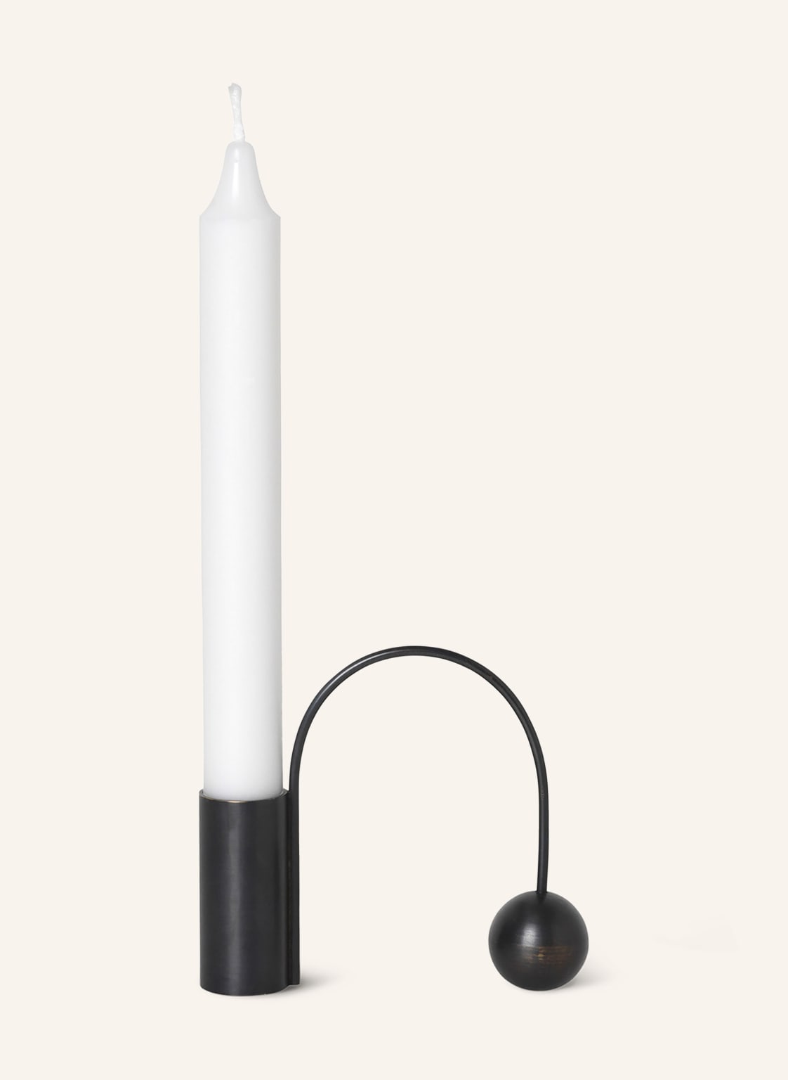 Ferm Living Kerzenhalter Balance schwarz Ferm Living Kerzenhalter Balance schwarz von Ferm LIVING