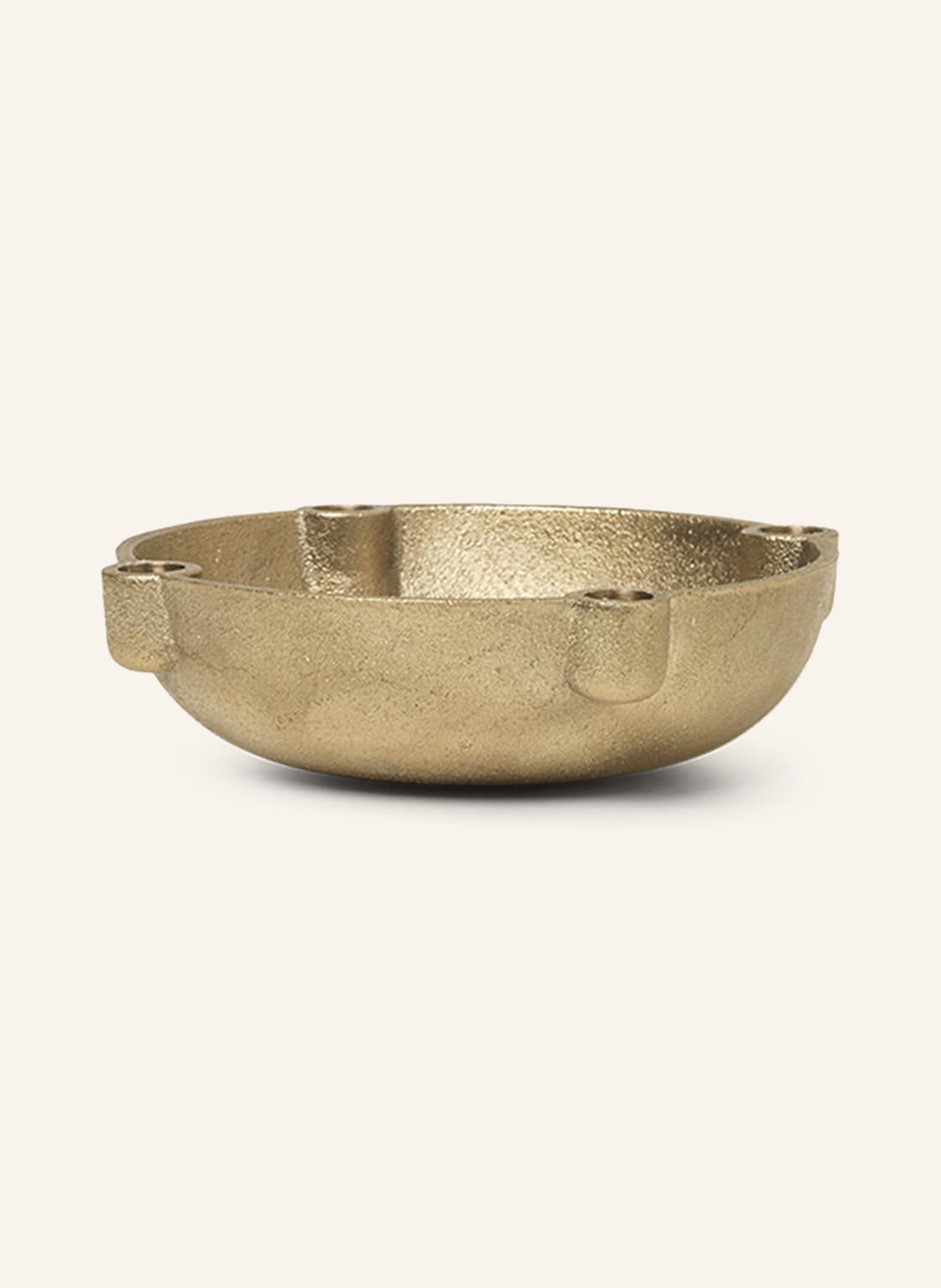 Ferm Living Kerzenhalter Bowl S gold von Ferm LIVING