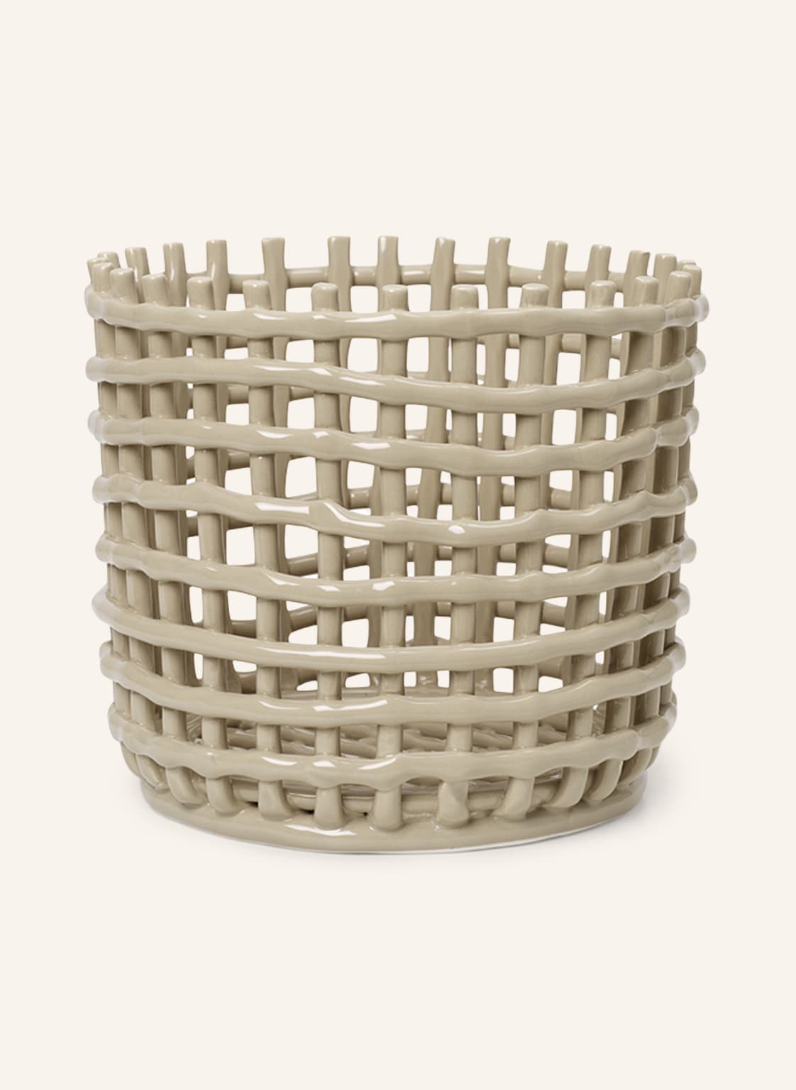 Ferm Living Korb beige von Ferm LIVING