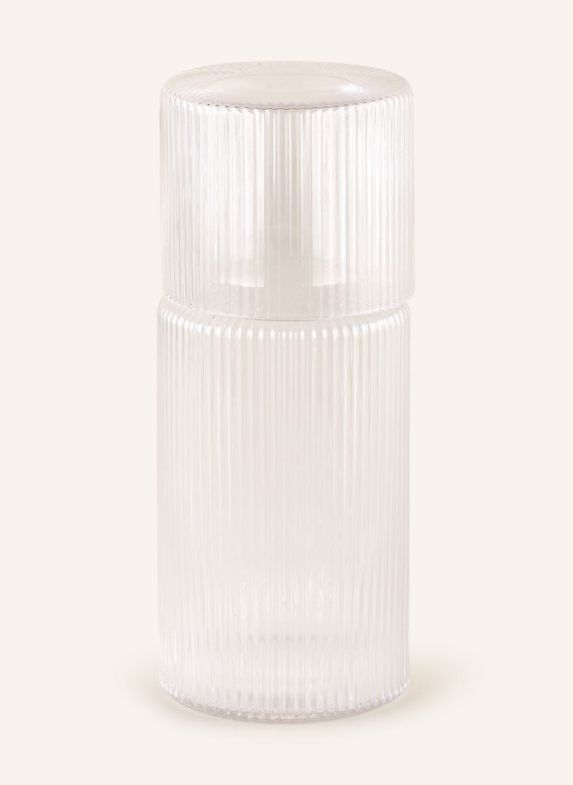 Ferm Living Set Ripple Small: Karaffe Und Glas transparent Ferm Living Set Ripple Small: Karaffe Und Glas transparent von Ferm LIVING