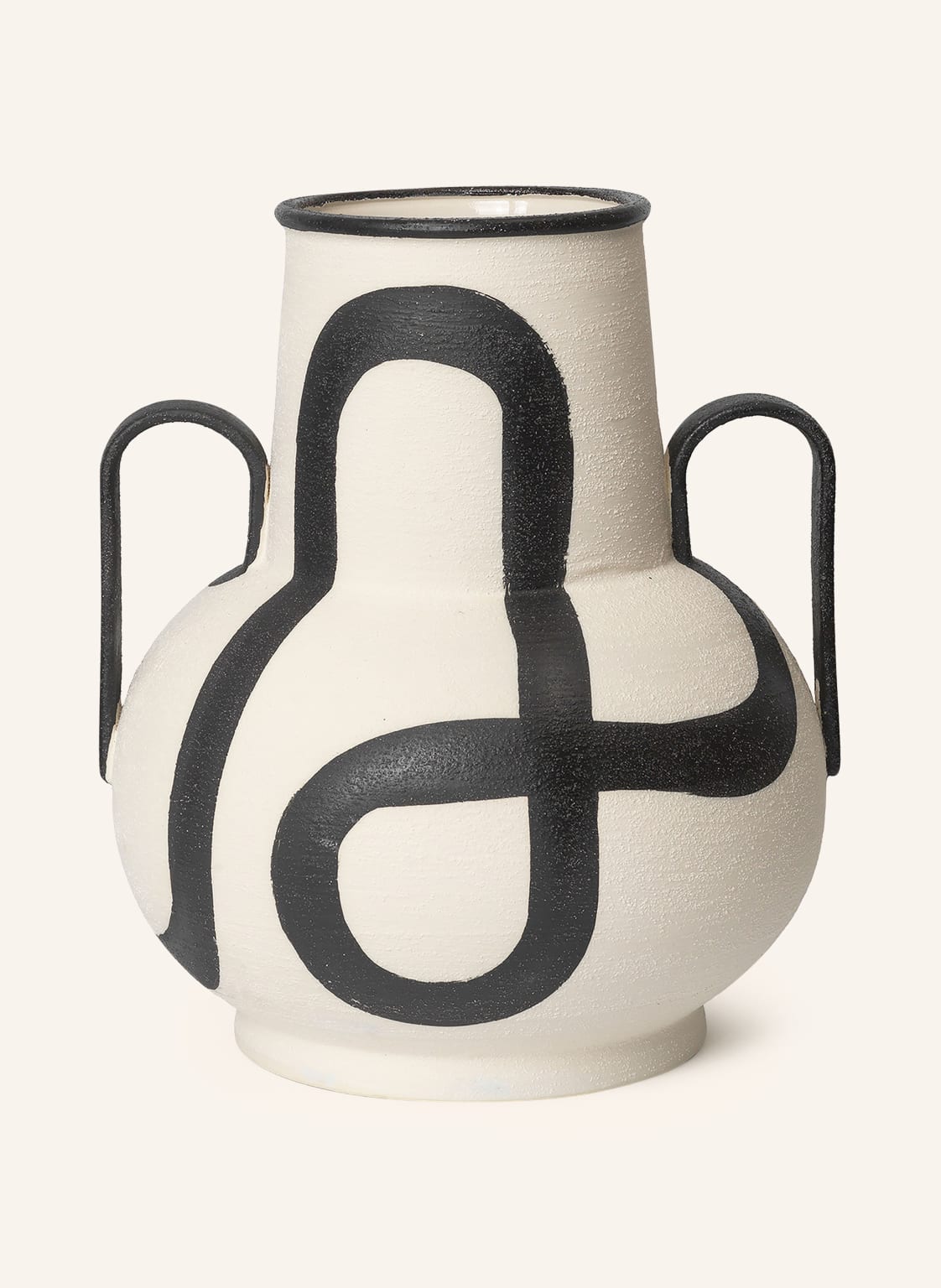 Ferm Living Vase Trace weiss von Ferm LIVING