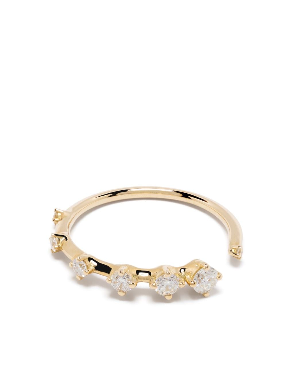 Fernando Jorge 18kt yellow gold Sequence diamond ring von Fernando Jorge