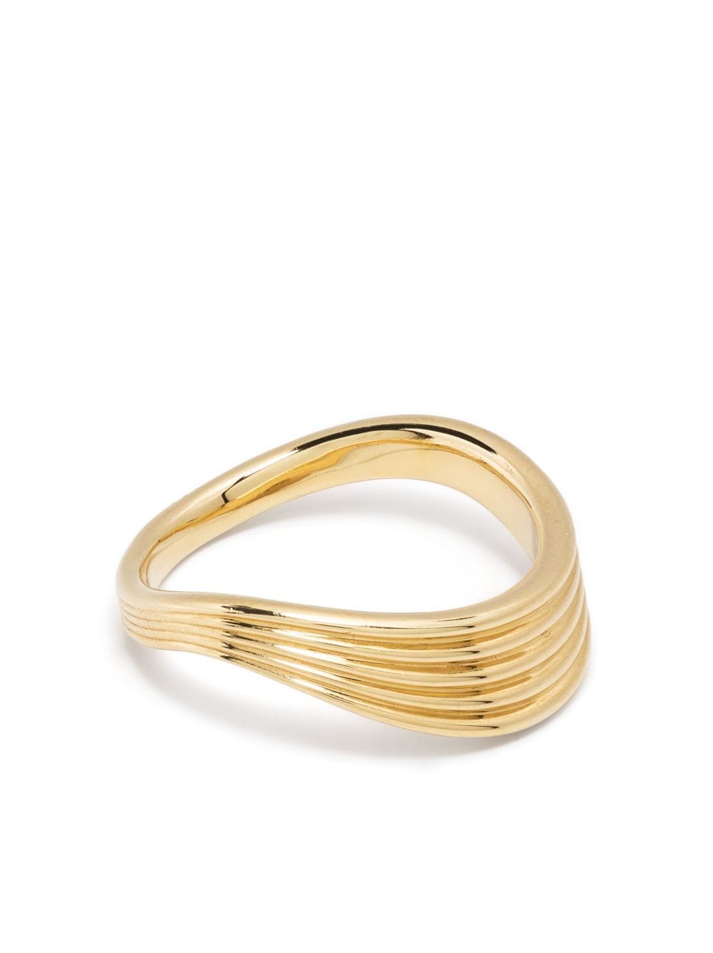 Fernando Jorge 18kt yellow gold Stream Wave ring von Fernando Jorge