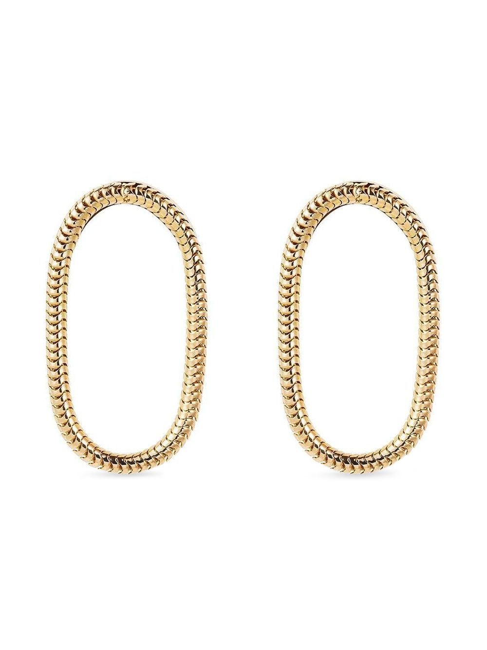 Fernando Jorge 18kt yellow gold chain short earrings von Fernando Jorge