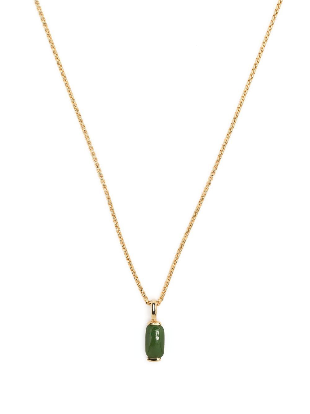 Fernando Jorge 18kt yellow gold jade pendant necklace von Fernando Jorge