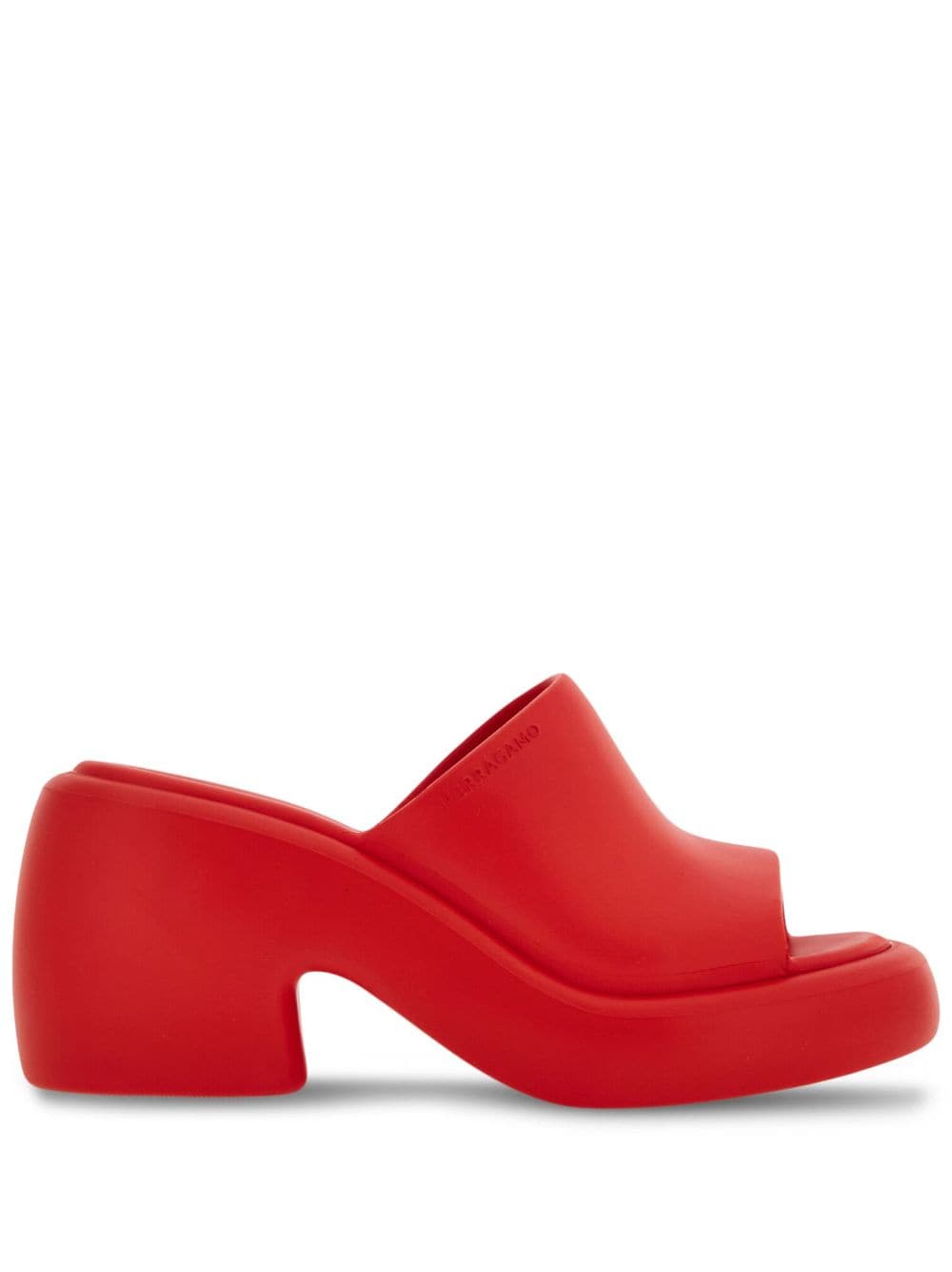 Ferragamo 55mm platform-sole sandals - Red von Ferragamo