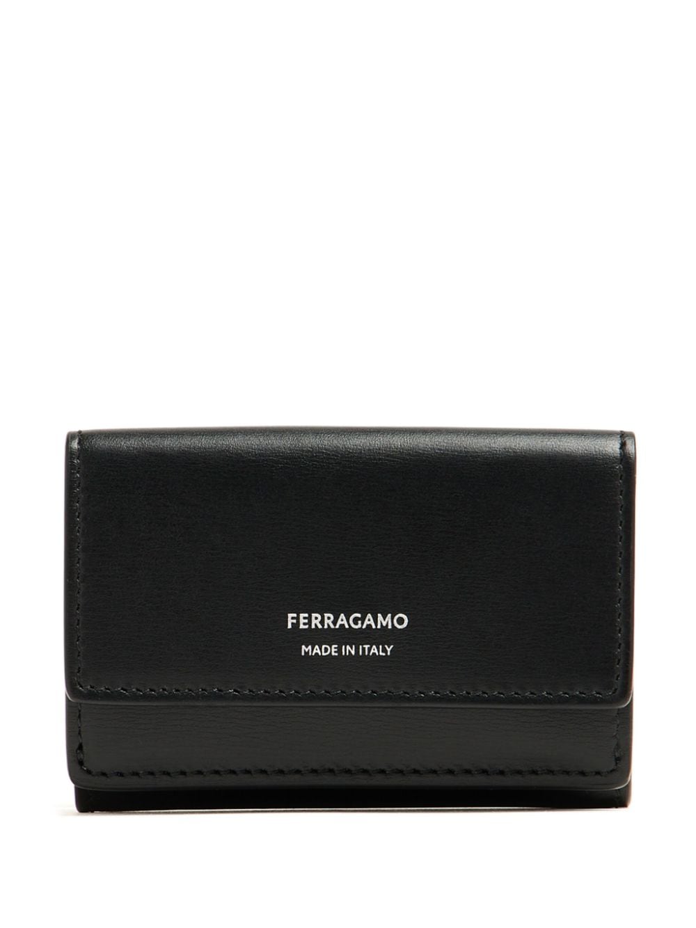 Ferragamo Classic leather tri-fold wallet - Black von Ferragamo