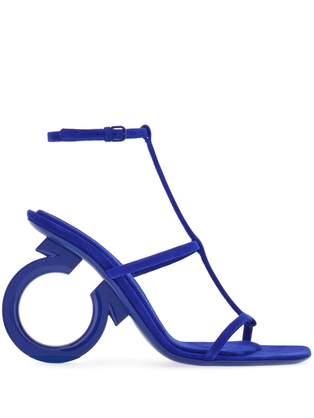 Ferragamo Elina 100mm open-toe sandals - Blue von Ferragamo