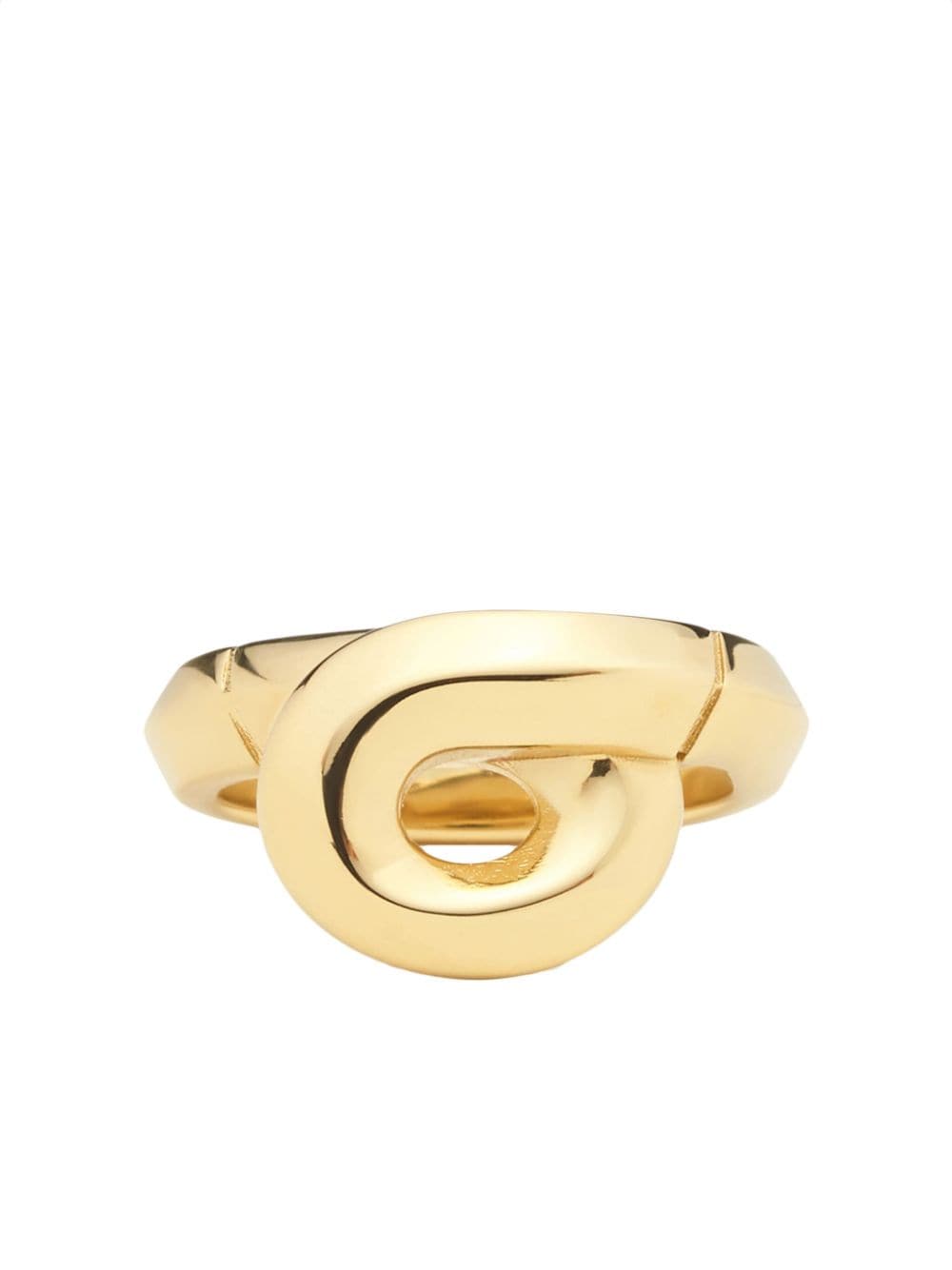 Ferragamo Gancini foulard ring - Gold von Ferragamo