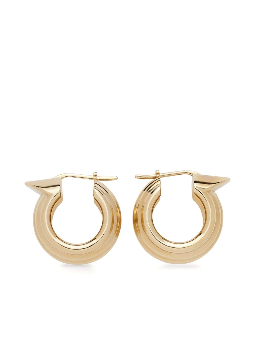 Ferragamo Gancini hoop earrings - Gold von Ferragamo