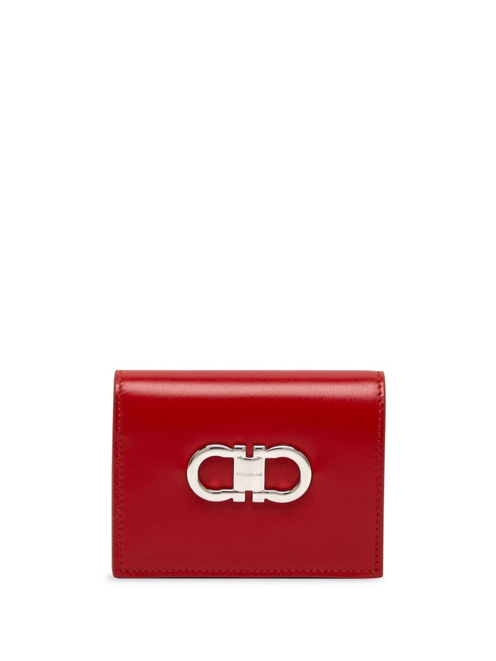 Ferragamo Gancini leather wallet - Red von Ferragamo