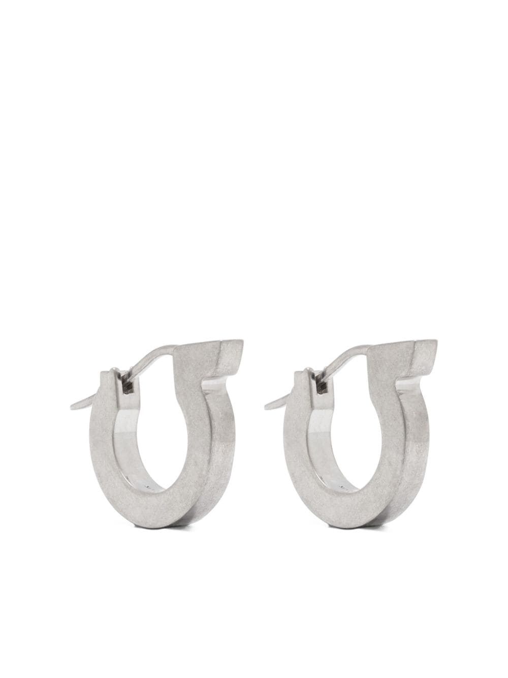 Ferragamo Gancini-shaped earrings - Silver von Ferragamo