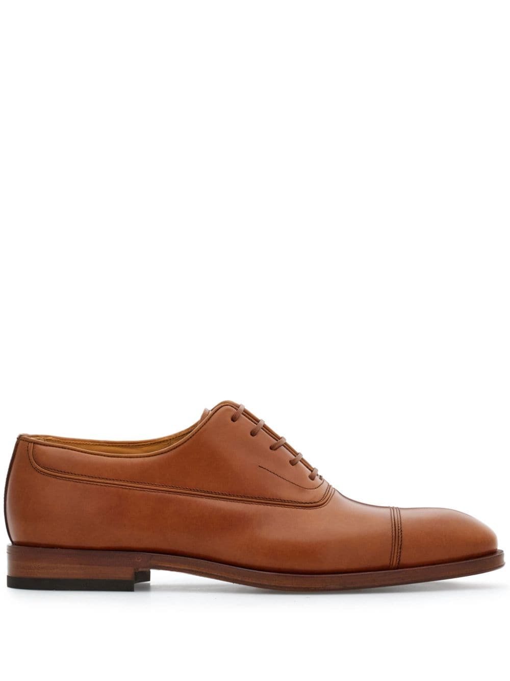 Ferragamo Oxford almond-toe shoes - Brown von Ferragamo