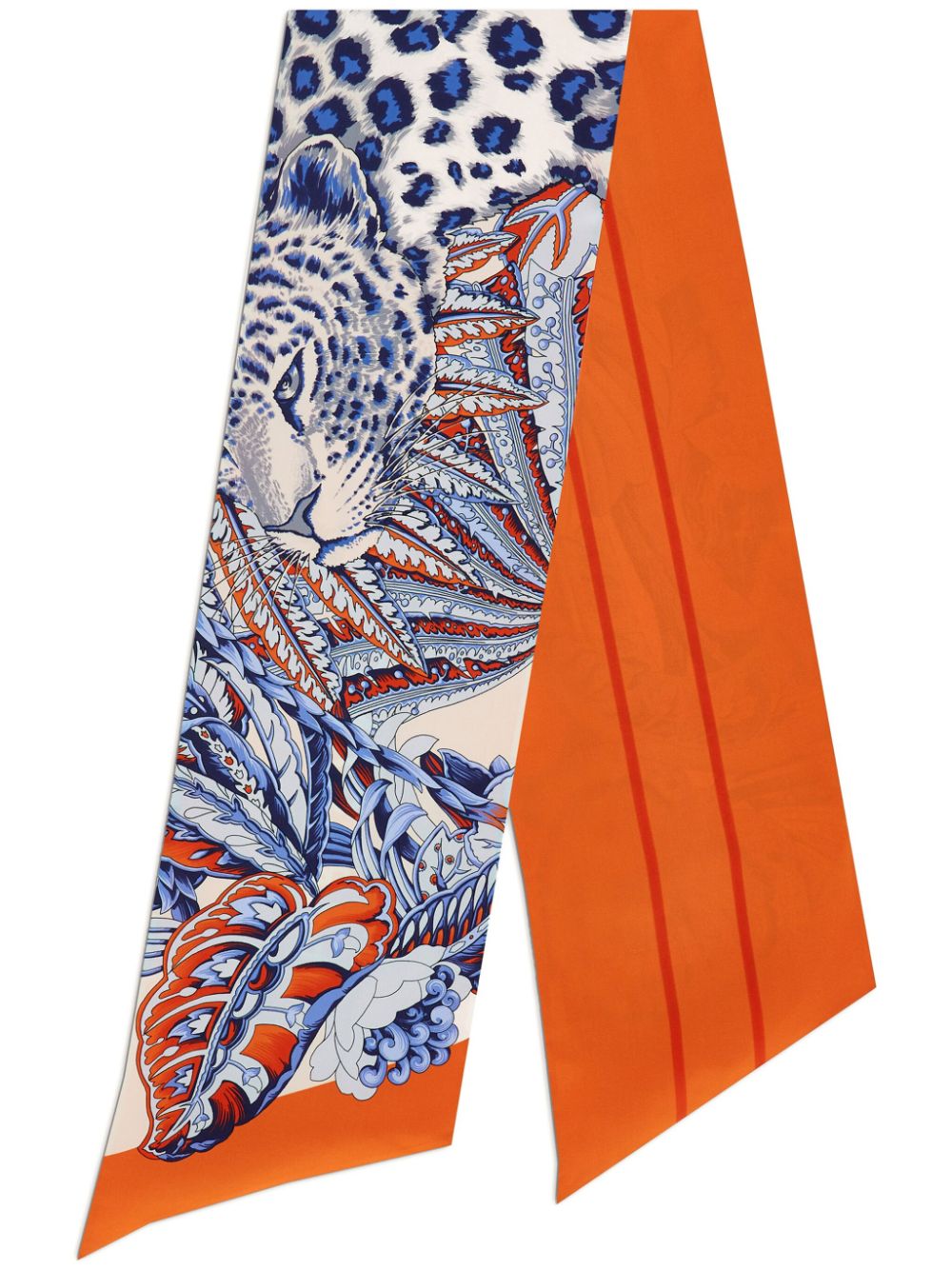 Ferragamo Togo-print silk scarf - Orange von Ferragamo