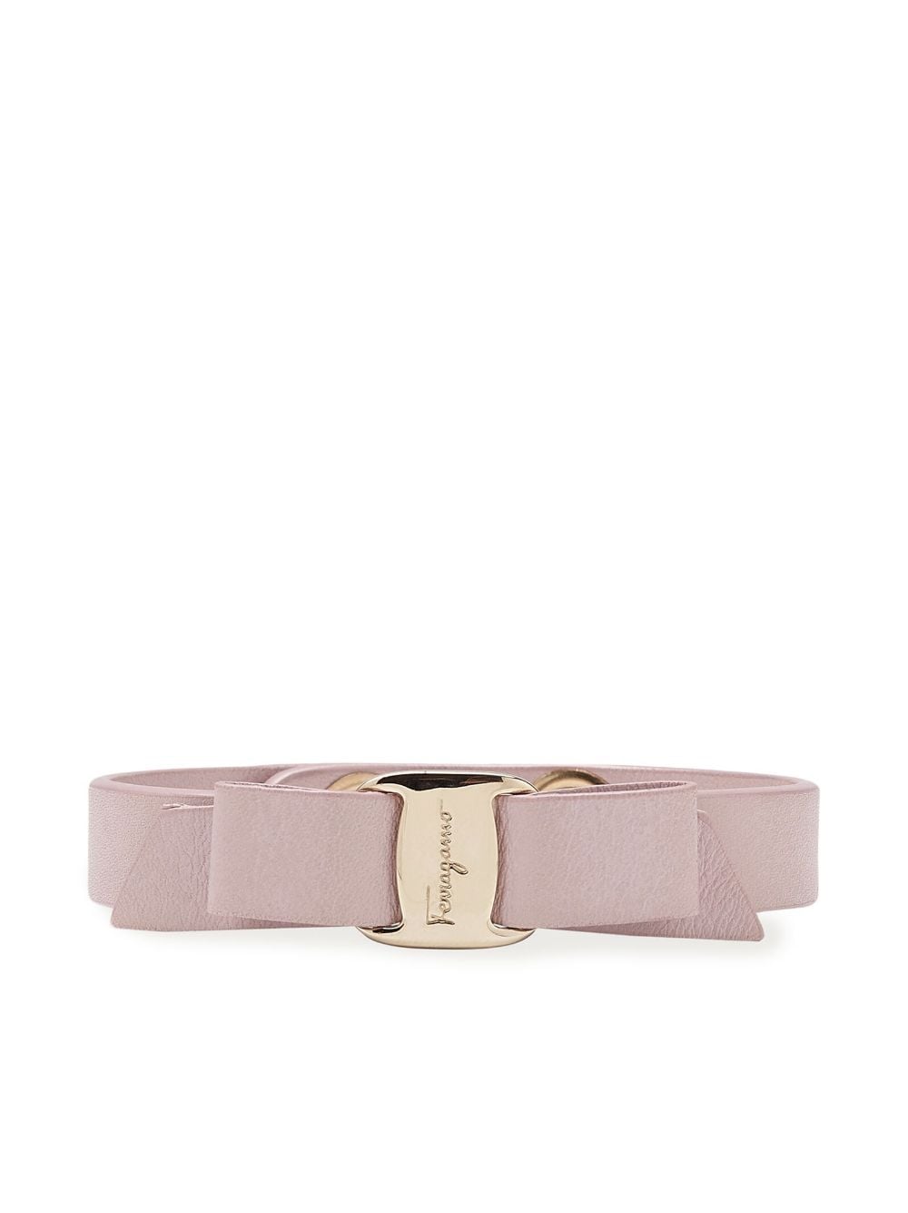 Ferragamo Vara bow leather bracelet - Pink von Ferragamo